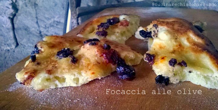 pizza bianca alle olive